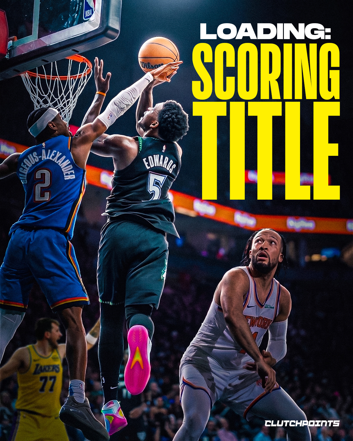 Anthony Edwards Scoring Title Loading