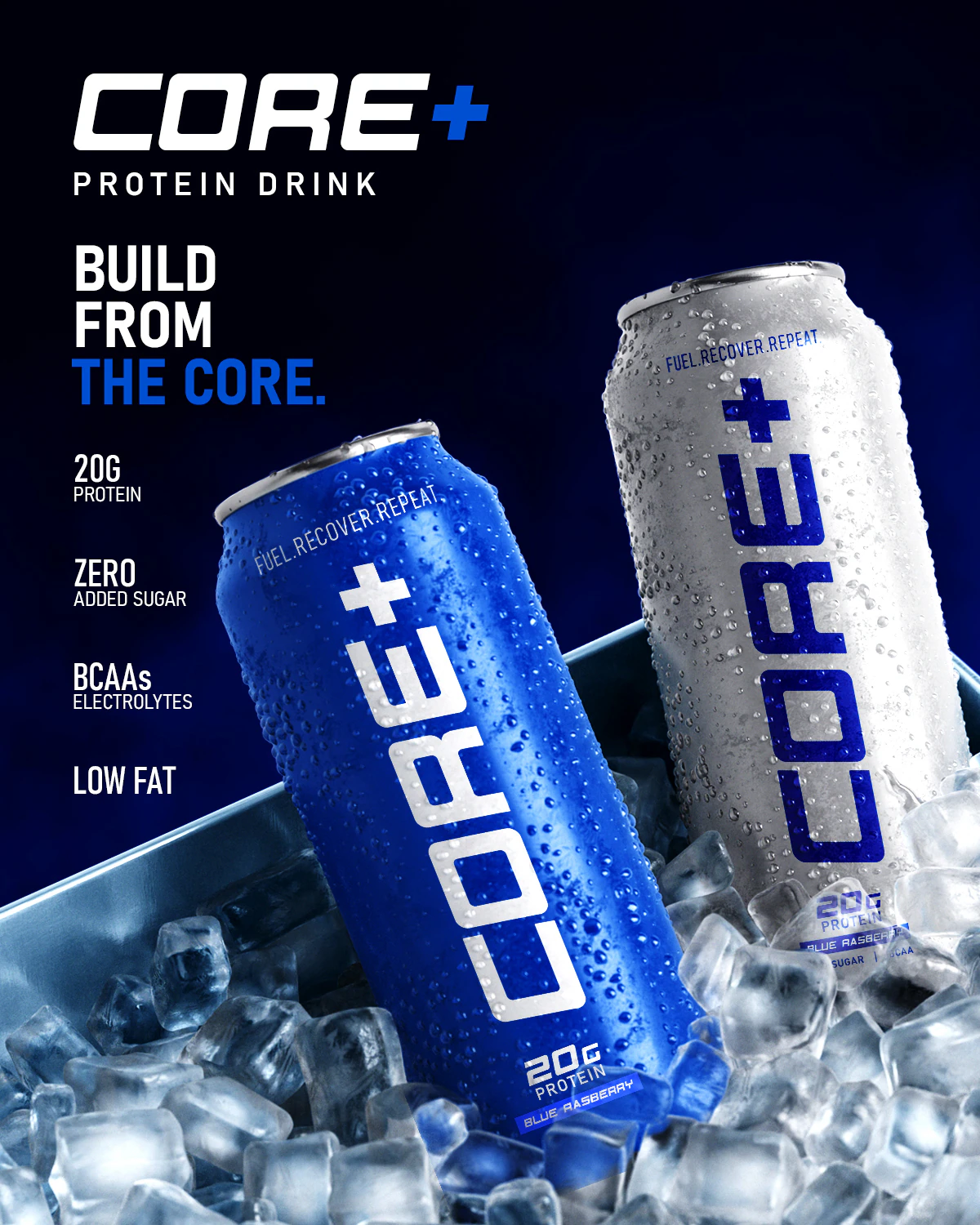 Core Plus Protein Drink Cans