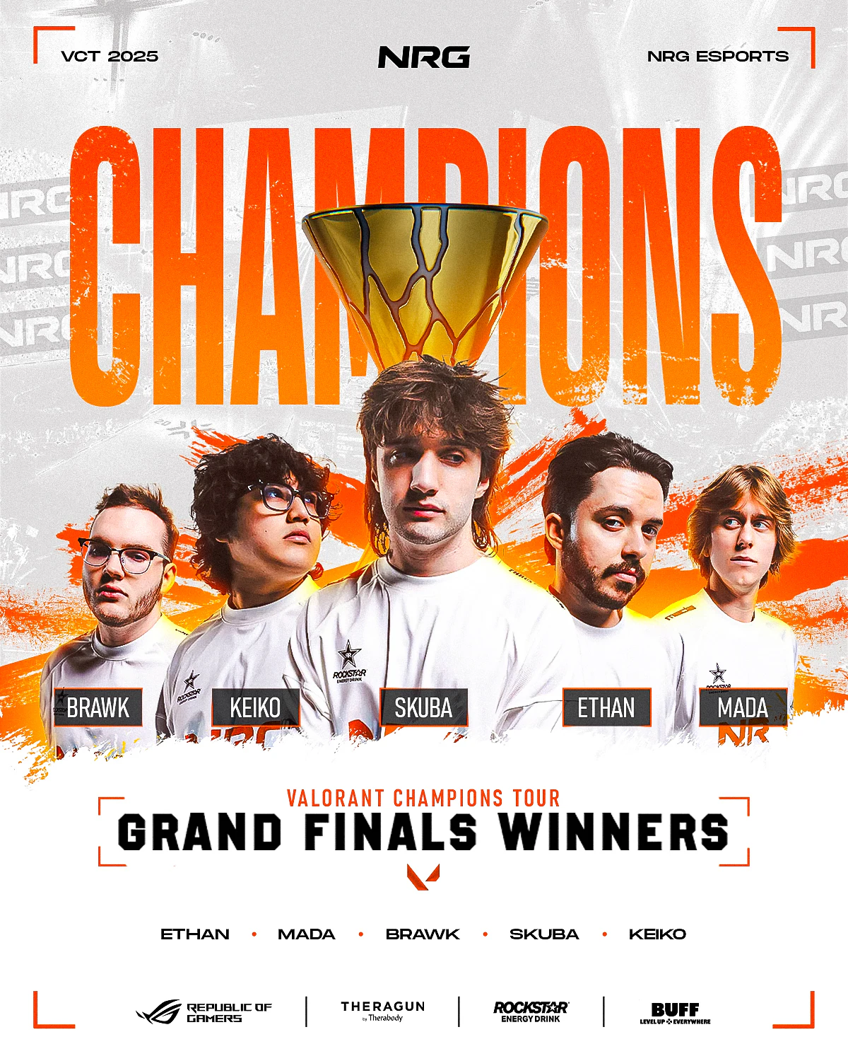 NRG Valorant Champions Winners