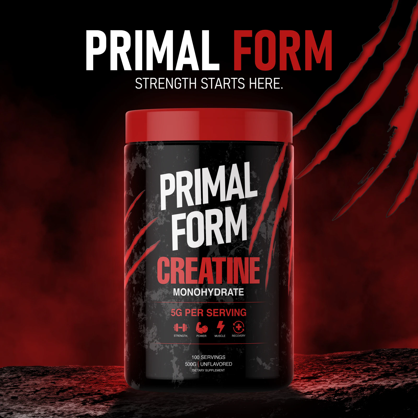 Primal Form Creatine Tub