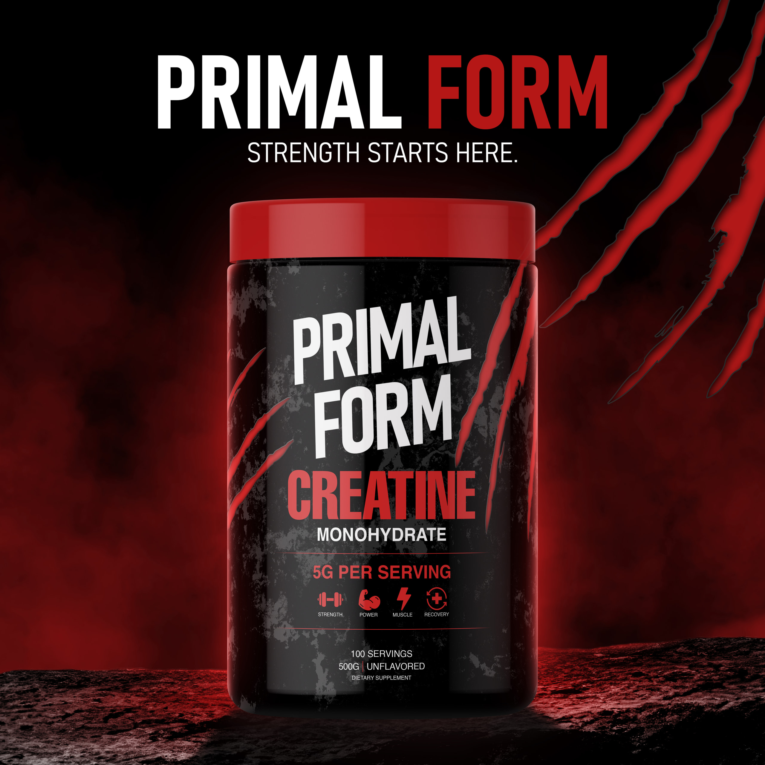 Primal Form Creatine Tub