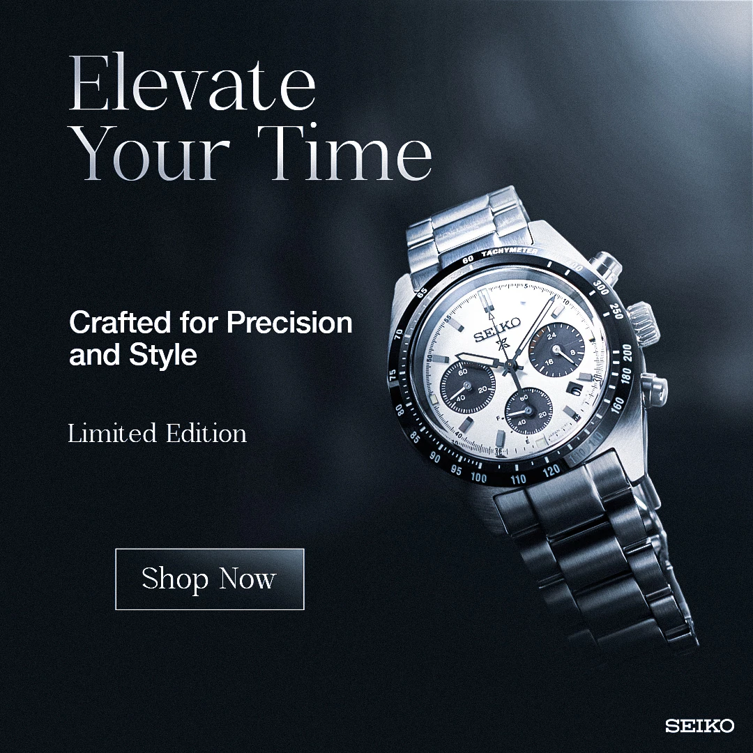 Seiko Elevate Your Time Ad