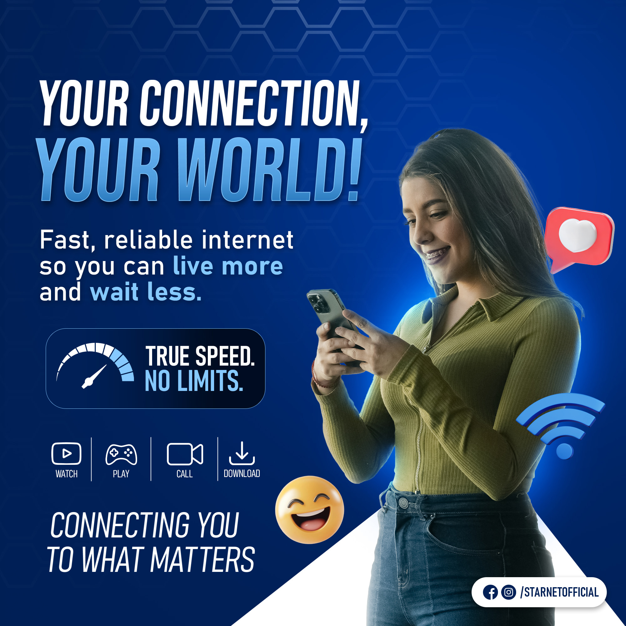 Starnet Internet Connection Ad