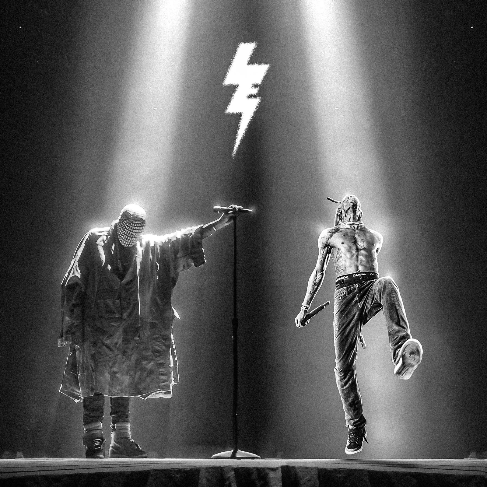 Ye x Travis Stage Silhouettes